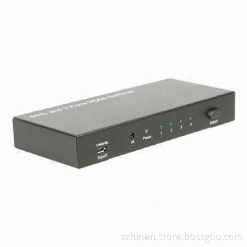 One MHL Input and 3 Ports HDMI Input Switcher